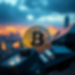 Visual representation of Bitcoin Diamond's blockchain technology