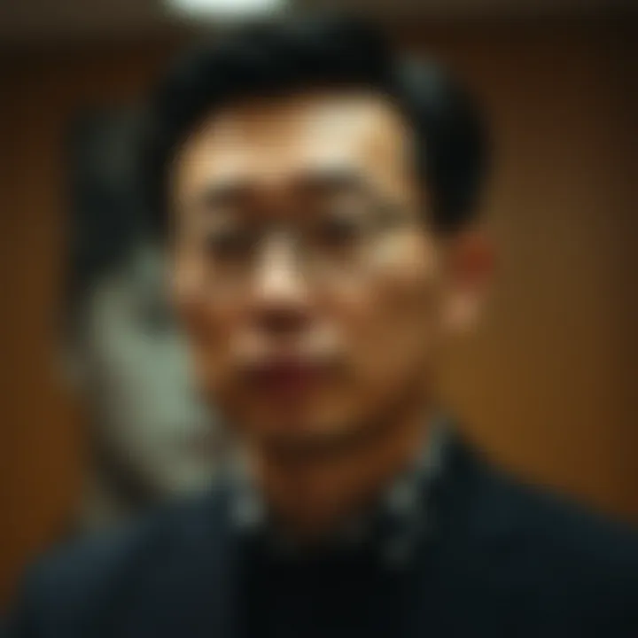 Insightful portrait of Changpeng Zhao