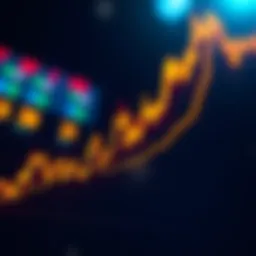 A graph showing a cryptocurrency price rally