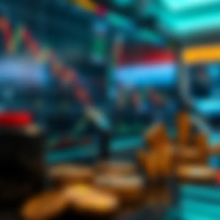 A visual representation of cryptocurrency trading