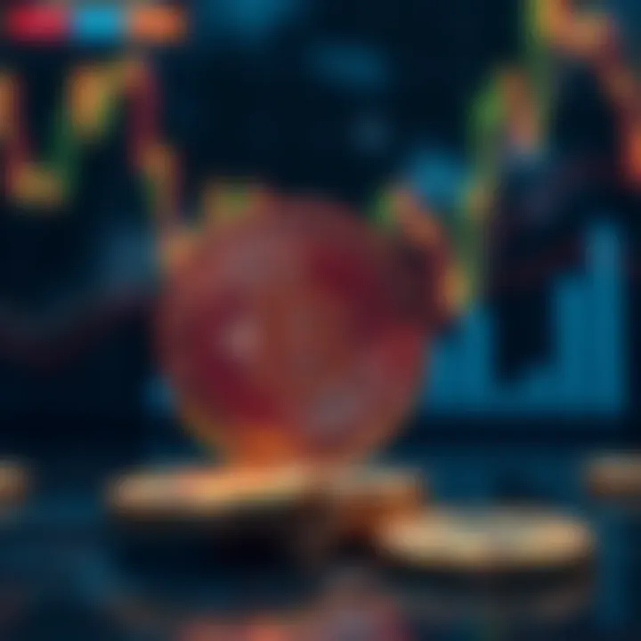 Illustration of investment strategies in crypto markets
