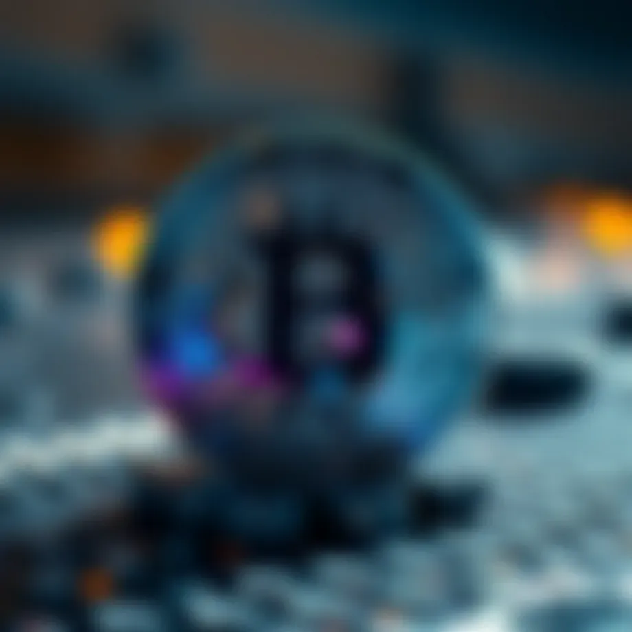 Symbol of blockchain technology representing innovation