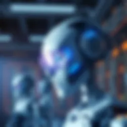 Insightful representation of AI technology and innovation